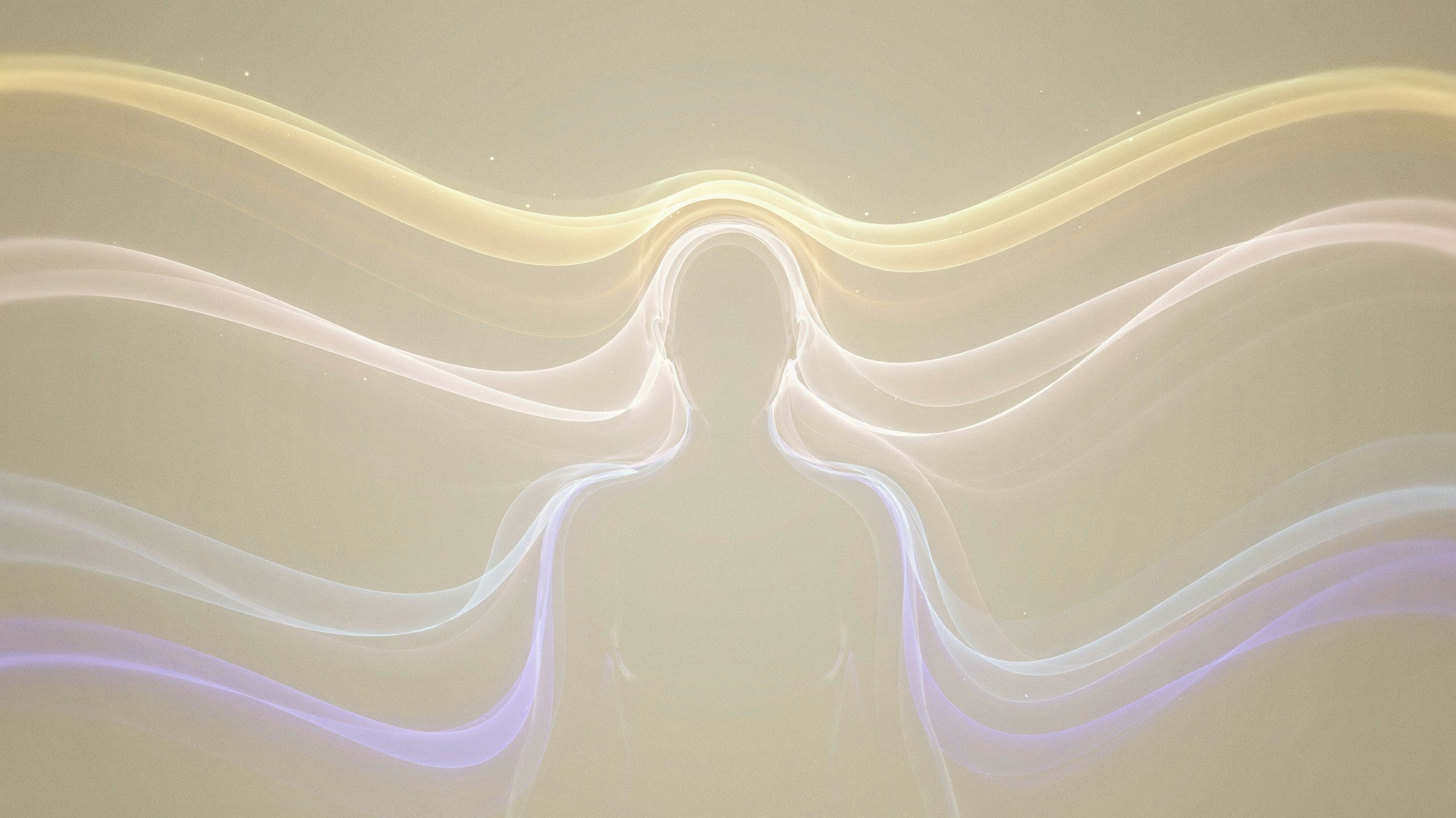 Soft abstract energy field representing distant healing